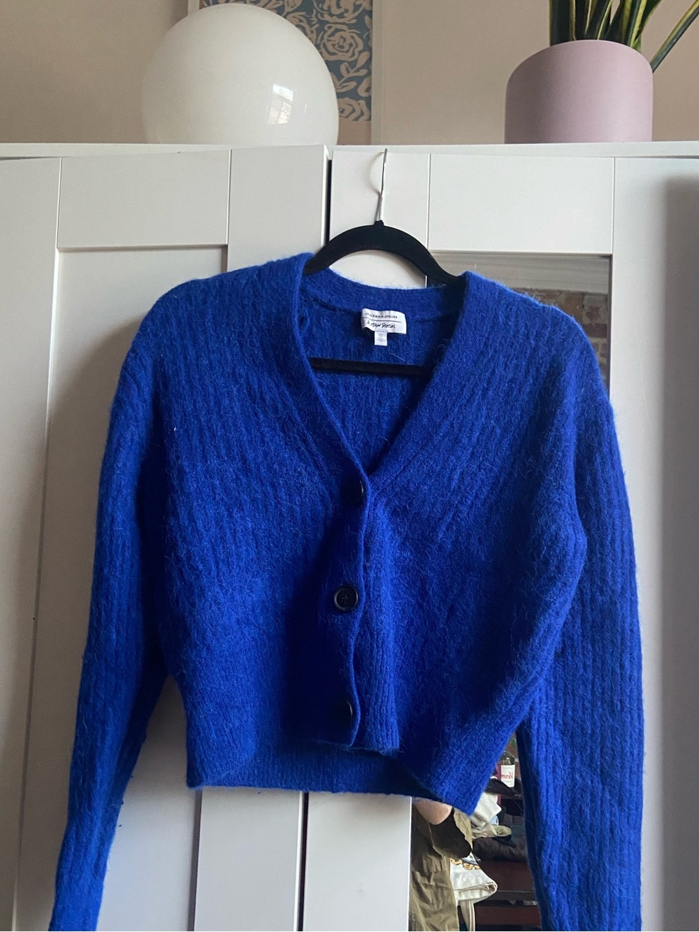 & Other Stories V-neck Blue Cardigan